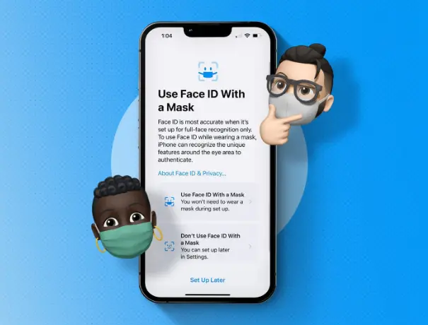 Can I use face id using a mask to unlock my iPhone XR?