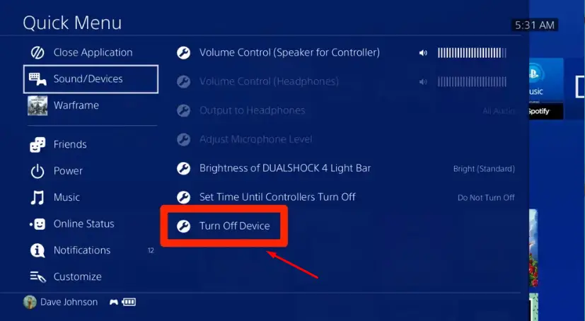 How to turn off a ps4 controller on pc?