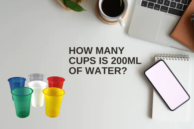 how many cups is 200ml of water