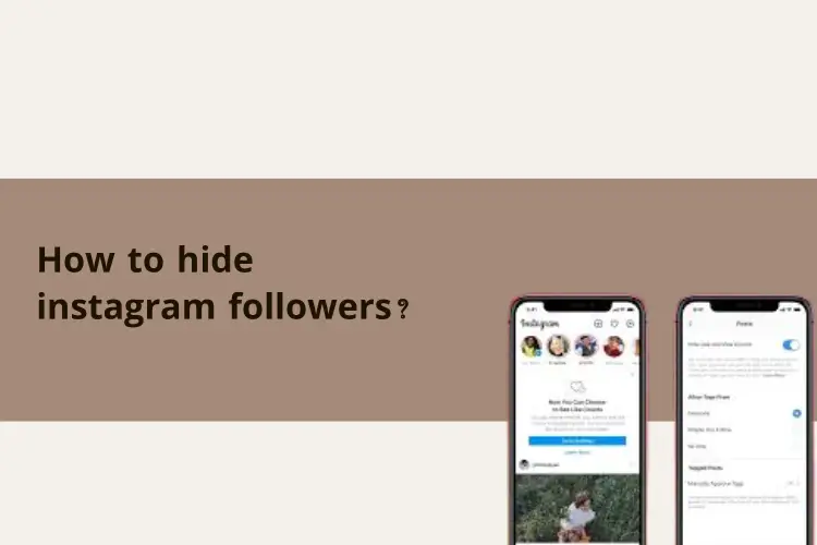 how to hide instagram followers