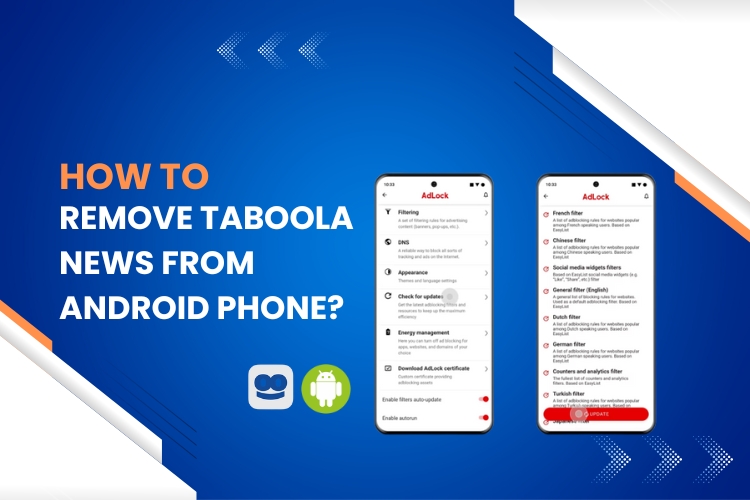 how to remove taboola news from android phone