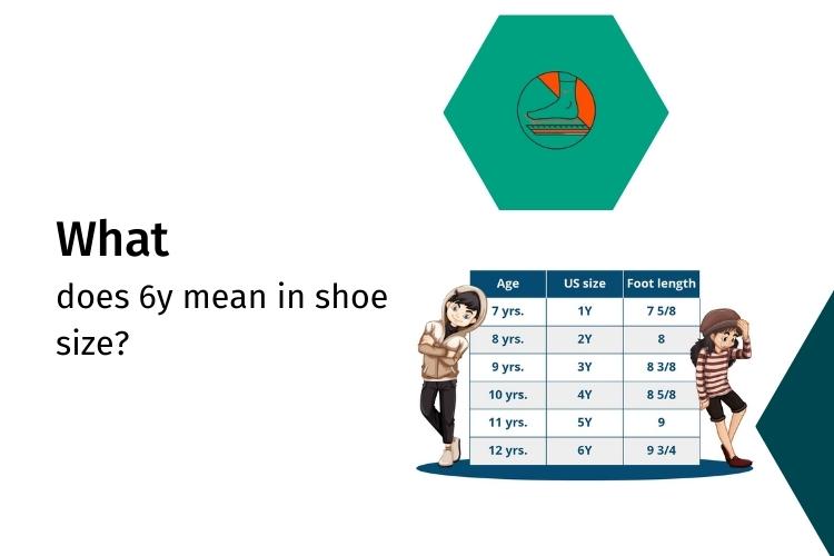 what does 6y mean in shoe size