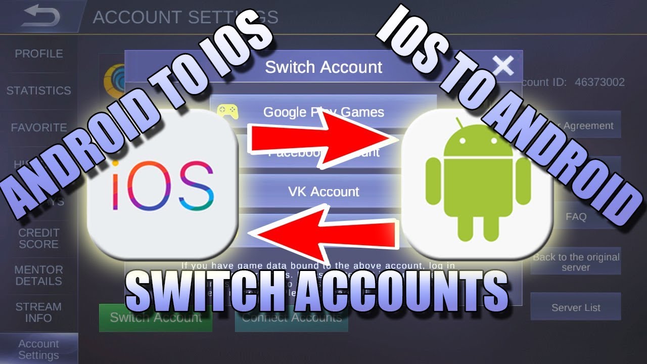 Can You Transfer Mobile Legends Account from Android to Ios