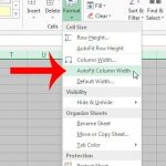 How To Automatically Adjust Column Width In Excel