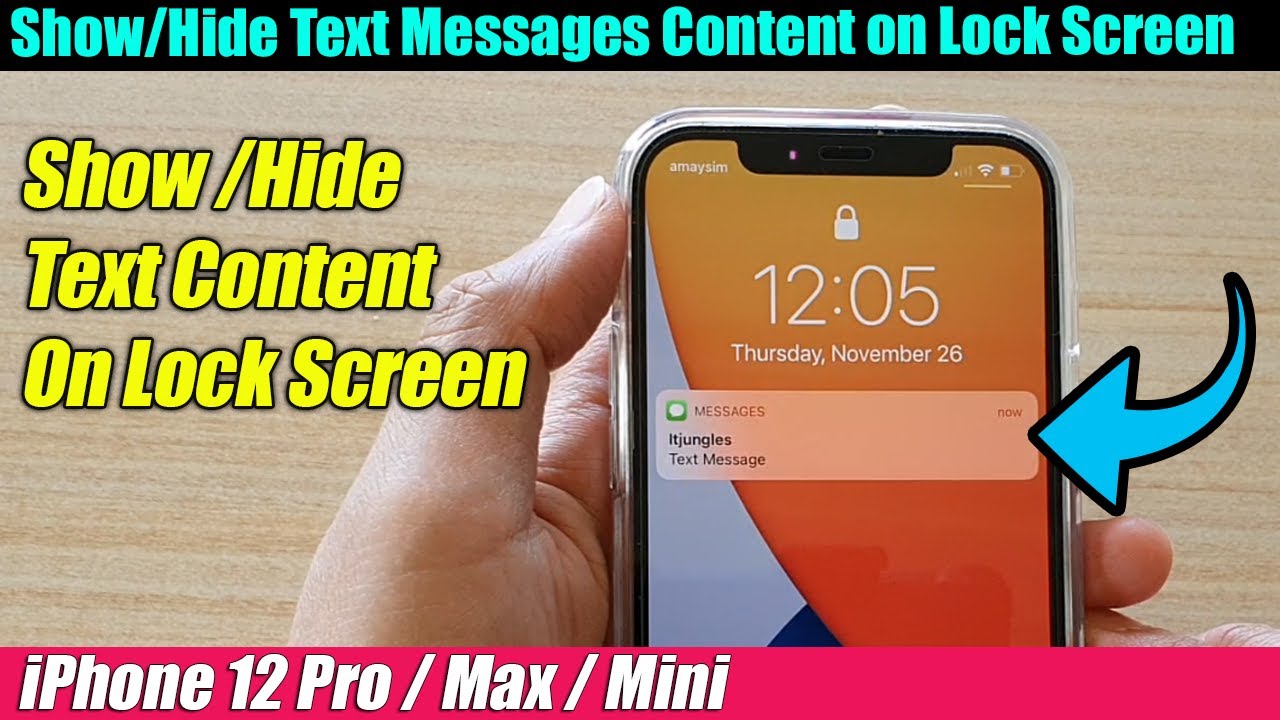 How to Stop Text Messages from Showing on Lock Screen Android