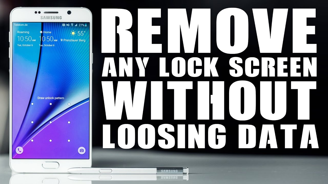 How To Unlock Android Password/Pattern Screen Lock Without Losing Data