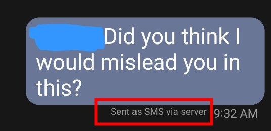 What Is 'Sent As Sms Via Server' on Android And How to Fix It