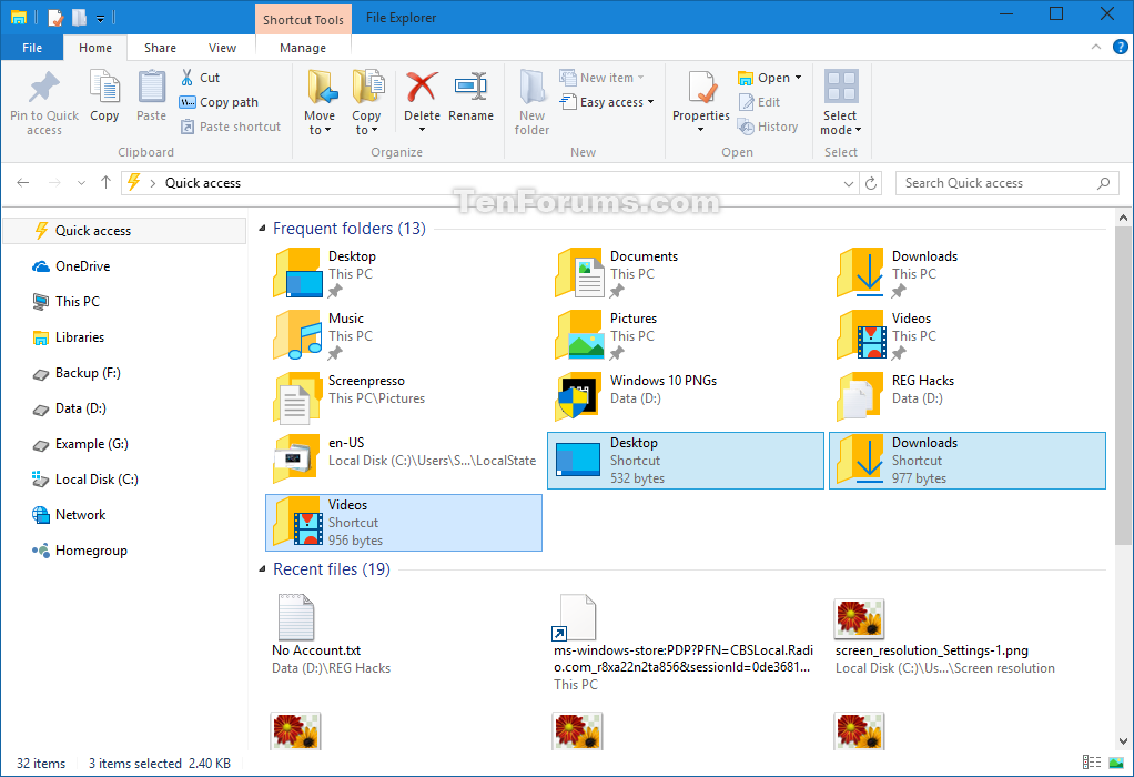 How Do I Add Favorites to My Desktop in Windows 10