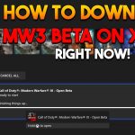 How to Download Mw3 Beta Xbox Series X